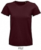 Camiseta Organica Pioneer Mujer Sols - Color Burdeos
